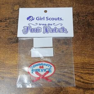 Girl Scouts Community Service Iron-on Patch